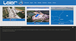 Desktop Screenshot of leier.eu